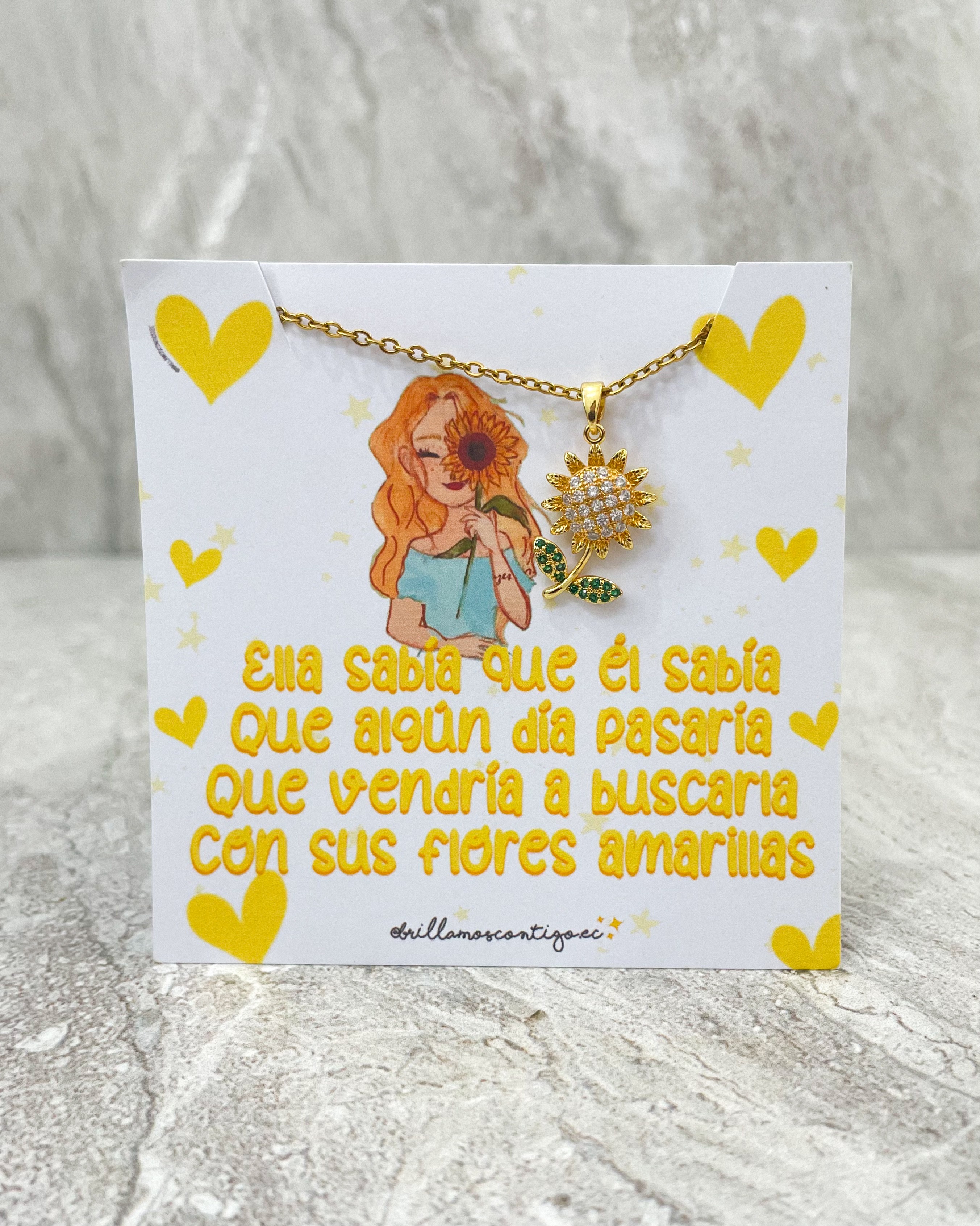 Cadena Girasol giratoria 🌻