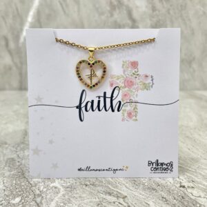Cadena Fe corazón