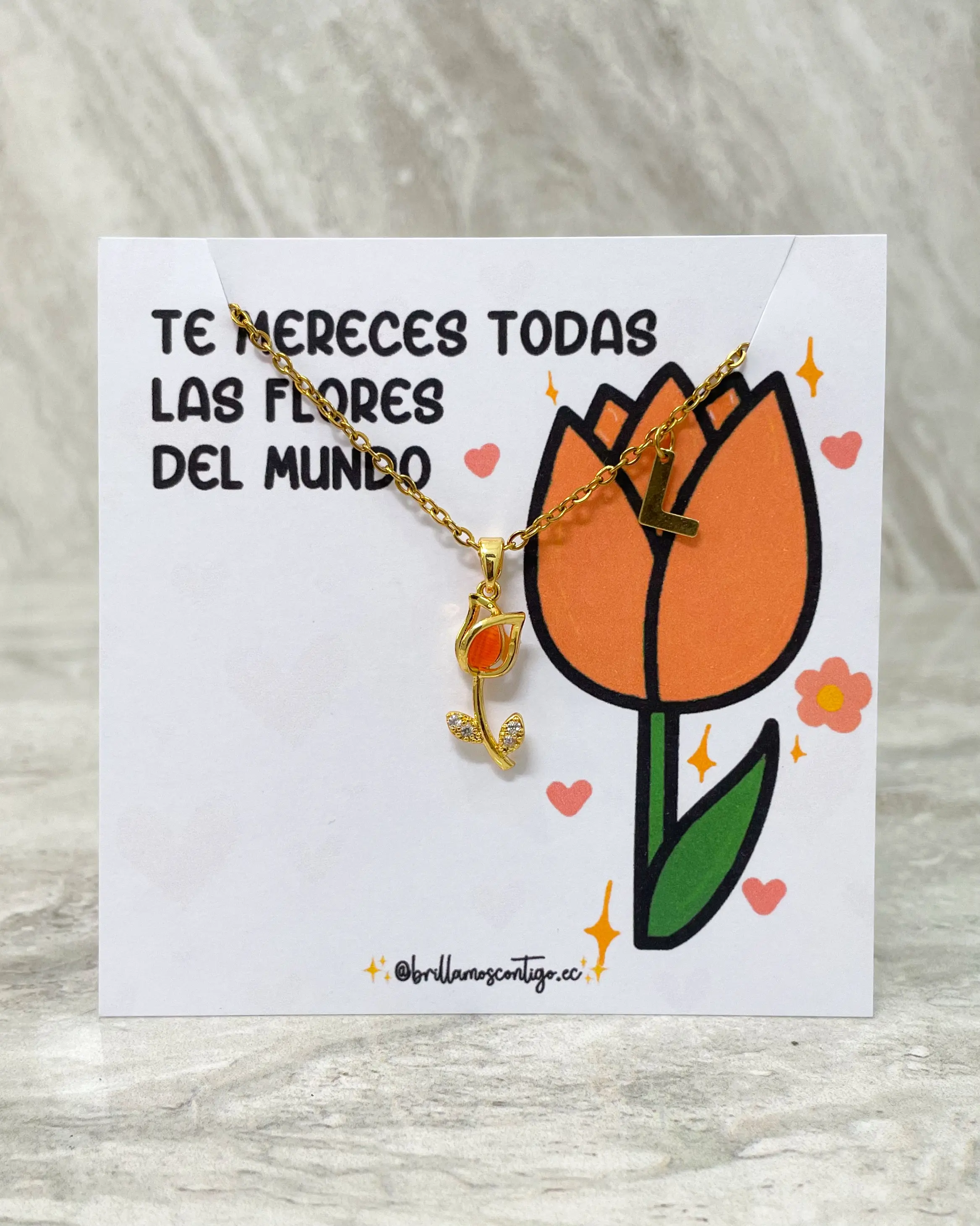 Cadena Mi Tulipan Naranja