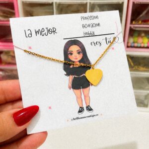 Cadena POH Personalizada corazón